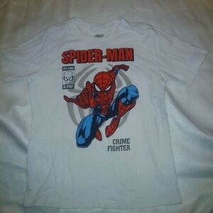 Marvel Spider-Man White and Red Kids Tee